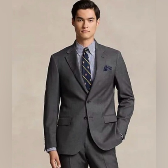 Lauren Ralph Lauren Wool Blend Classic Fit Two Button Suit Jacket